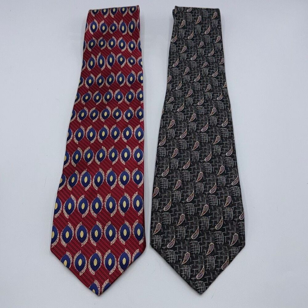 ROBERT TALBOTT Silk Neckties-Lot of 2